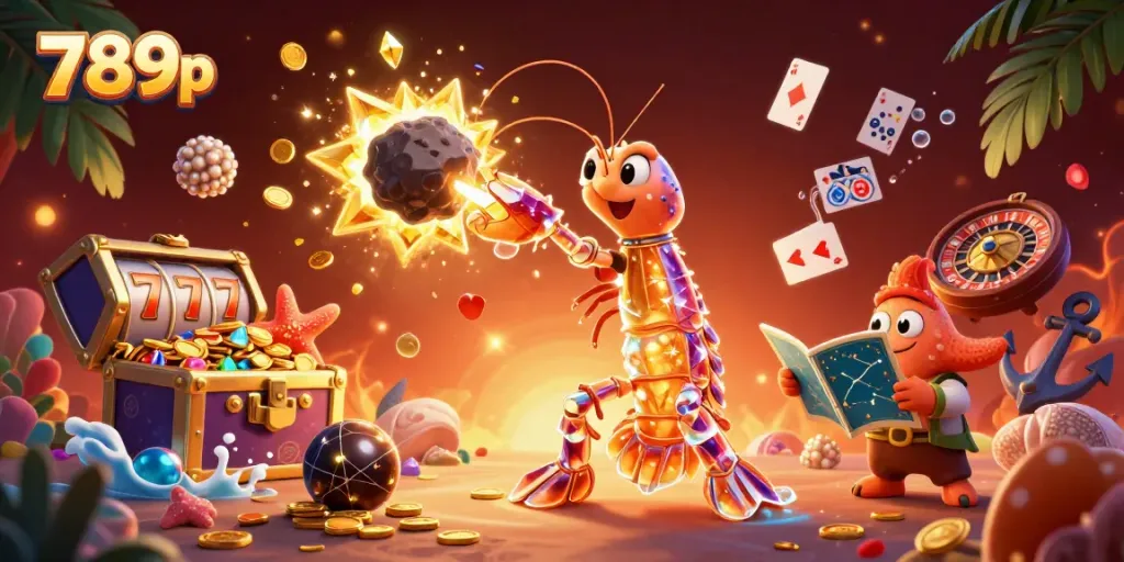 Join the thrilling adventure of 789p as galactic heroes explode asteroids for casino treasures.
