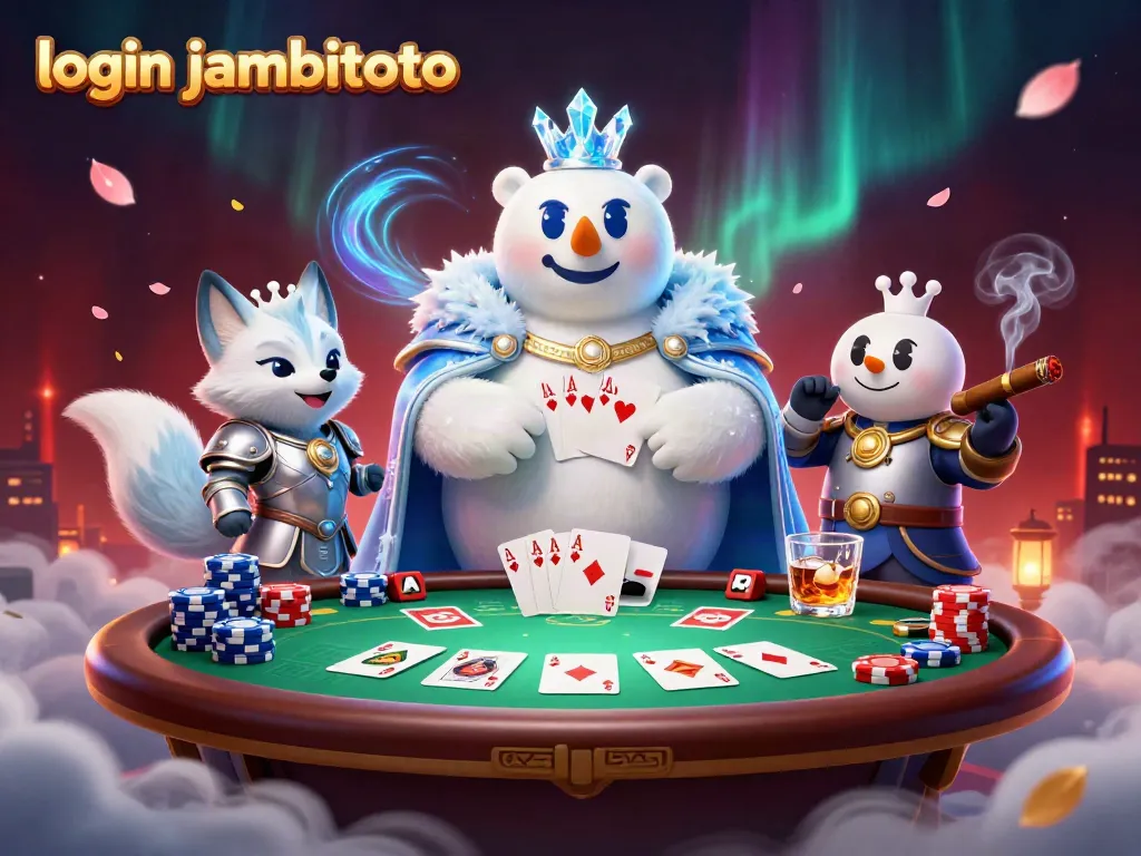 Experience thrilling gameplay at login jambitoto with rich casino elements including poker chips and energetic characters.